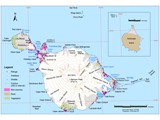 Map of Heard and McDonald Islands.